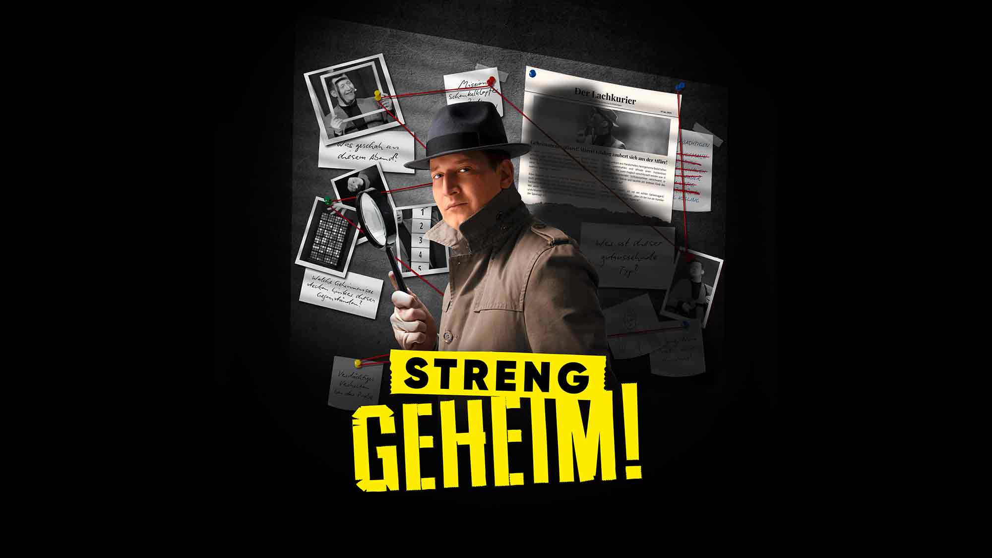 &raquo;Streng geheim&laquo; – Weltpremiere im GOP Varieté im Kaiserpalais Bad Oeynhausen, 17. April bis 6. Juli 2025
