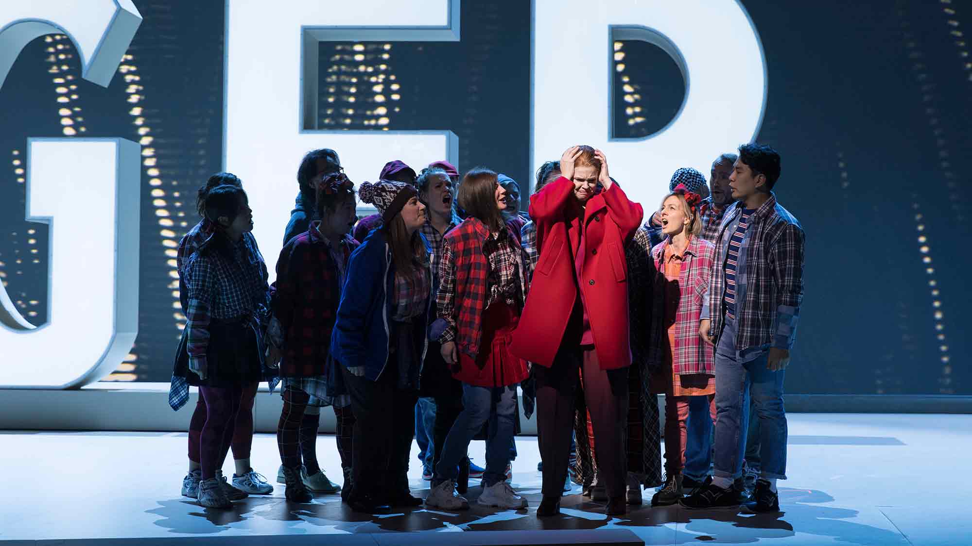 Letzte Vorstellung für die Oper &raquo;The Listeners&laquo; im Aalto Theater, 22. März 2025