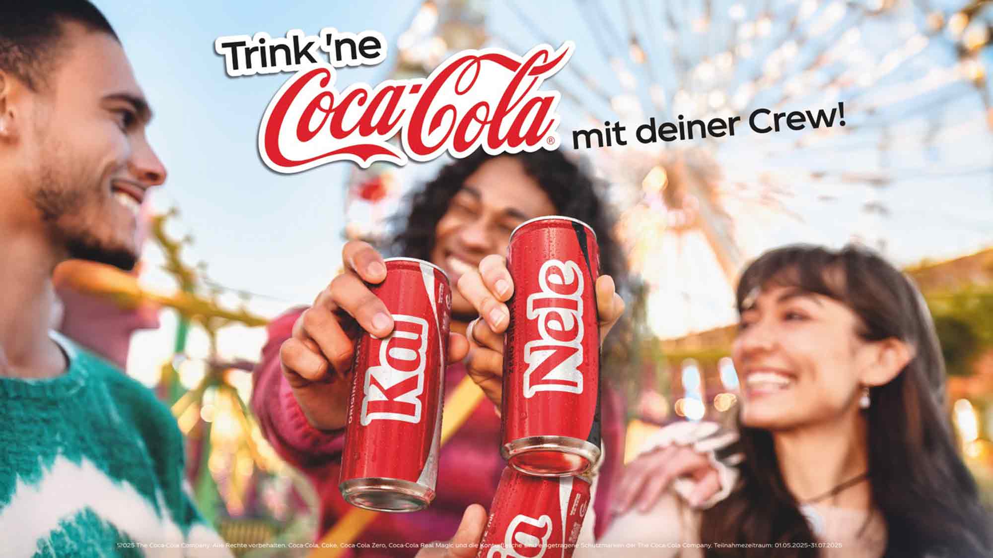 Mit unvergesslichen Erlebnissen die Freundschaft feiern: Coca Cola startet die &raquo;Share a Coke&laquo; Truck Tour