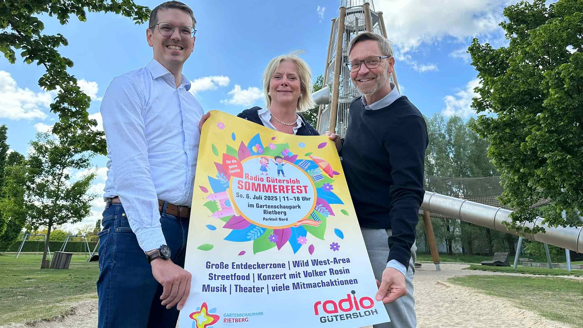 Das Motto lautet: Lachen, Staunen, Ausprobieren – Radio Gütersloh Sommerfest am 6. Juli 2025 im Gartenschaupark Rietberg