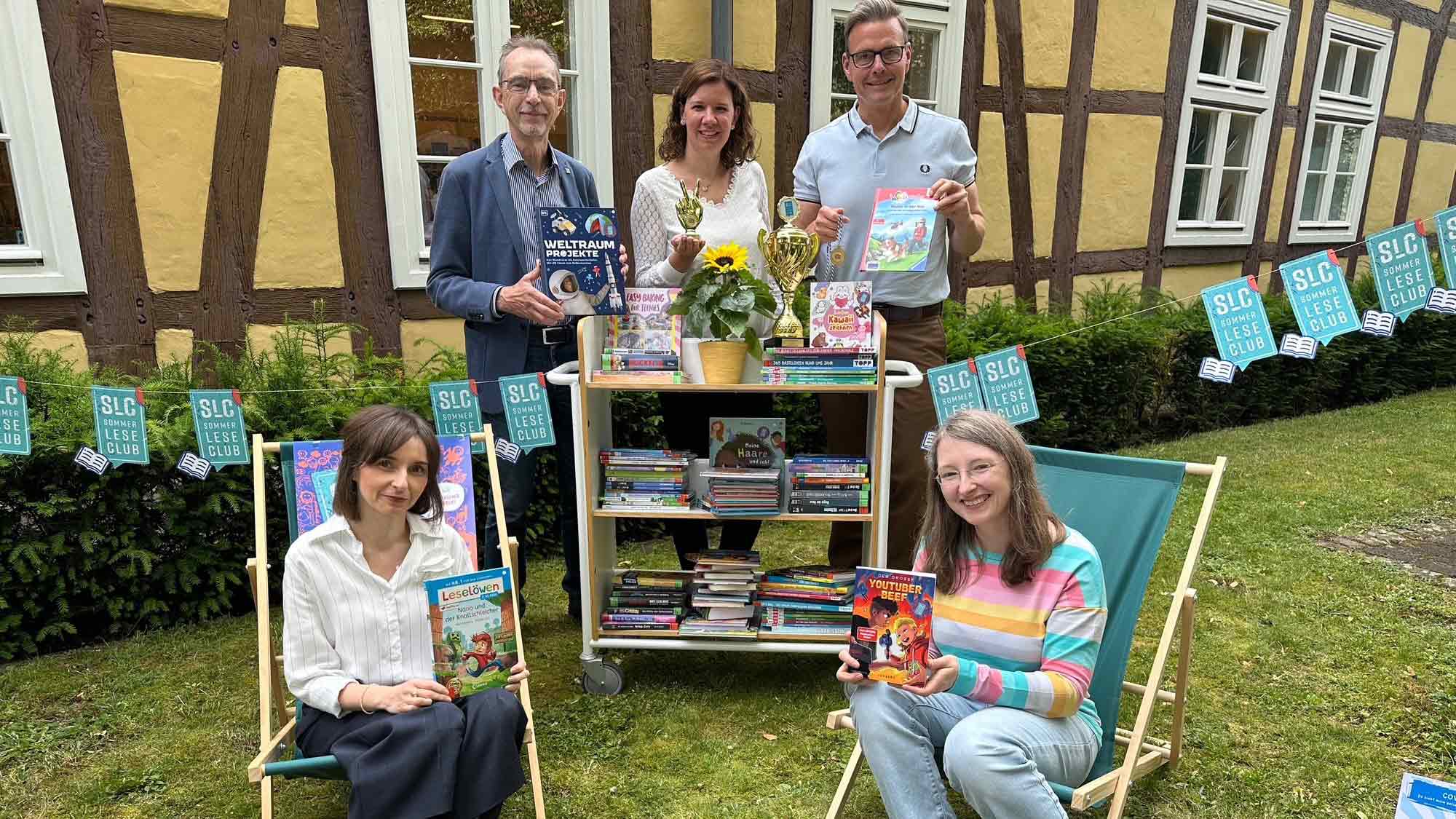 An die Bücher, fertig, los: Sommer Lese Club startet, Aktion der Rietberger Stadtbibliothek ab 1. Juli 2025