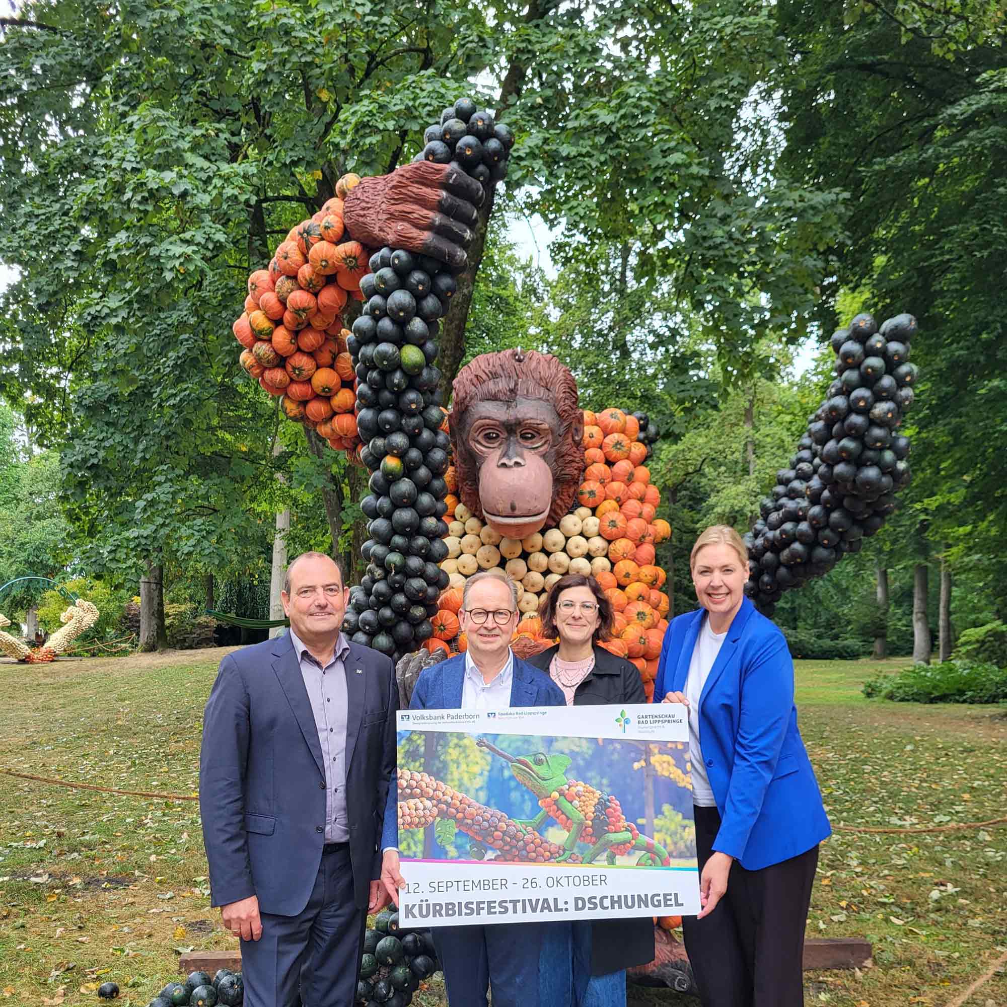 Bad Lippspringe: Willkommen im Gartenschau Dschungel – Kürbisfestival lockt vom 12. September bis zum 26. Oktober 2025 mit 10 Skulpturen und mehr Bad Lippspringe: Willkommen im Gartenschau Dschungel – Kürbisfestival lockt vom 12. September bis zum 26. Oktober 2025 mit 10 Skulpturen und mehr