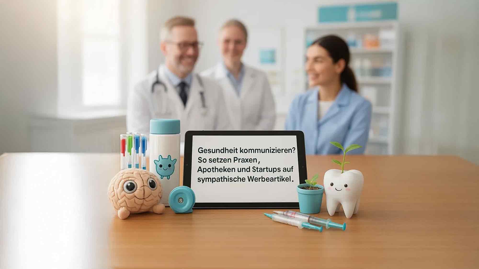 Gesundheit kommunizieren? So setzen Praxen, Apotheken und Start ups auf sympathische Werbeartikel