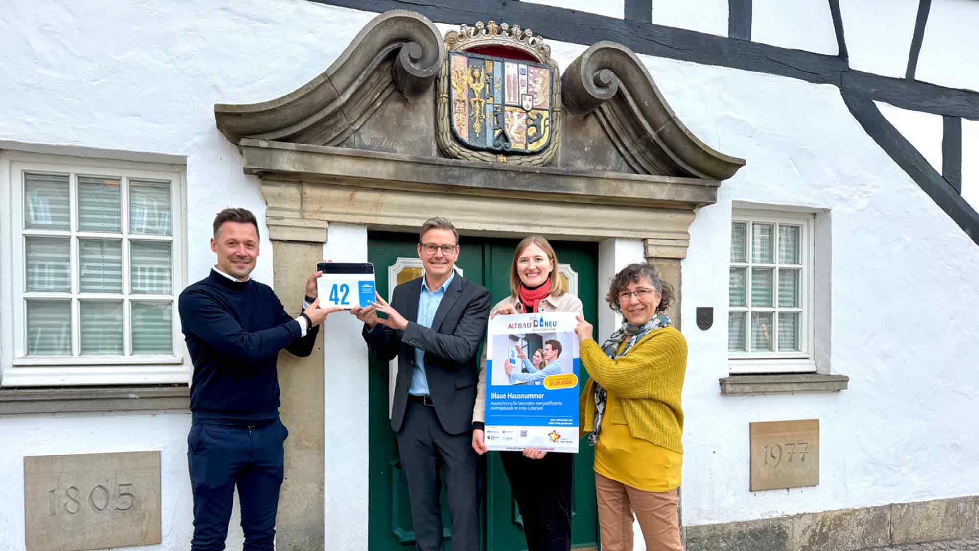 Rietberg: Auszeichnung für energieeffiziente Häuser – Wettbewerb um die »Blaue Hausnummer« Rietberg: Auszeichnung für energieeffiziente Häuser – Wettbewerb um die »Blaue Hausnummer«