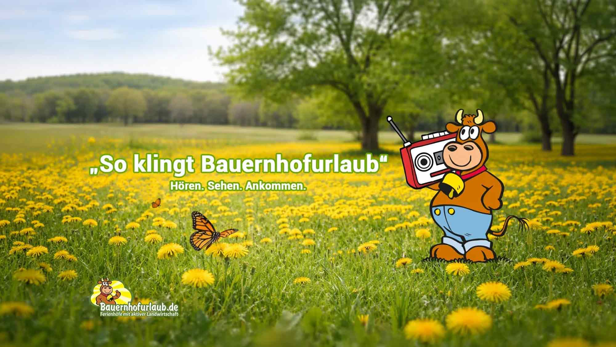 &raquo;bauernhofurlaub.de&laquo; veröffentlicht eigenen Song: &raquo;So klingt Bauernhofurlaub&laquo; – Hommage an Gastgeberhöfe