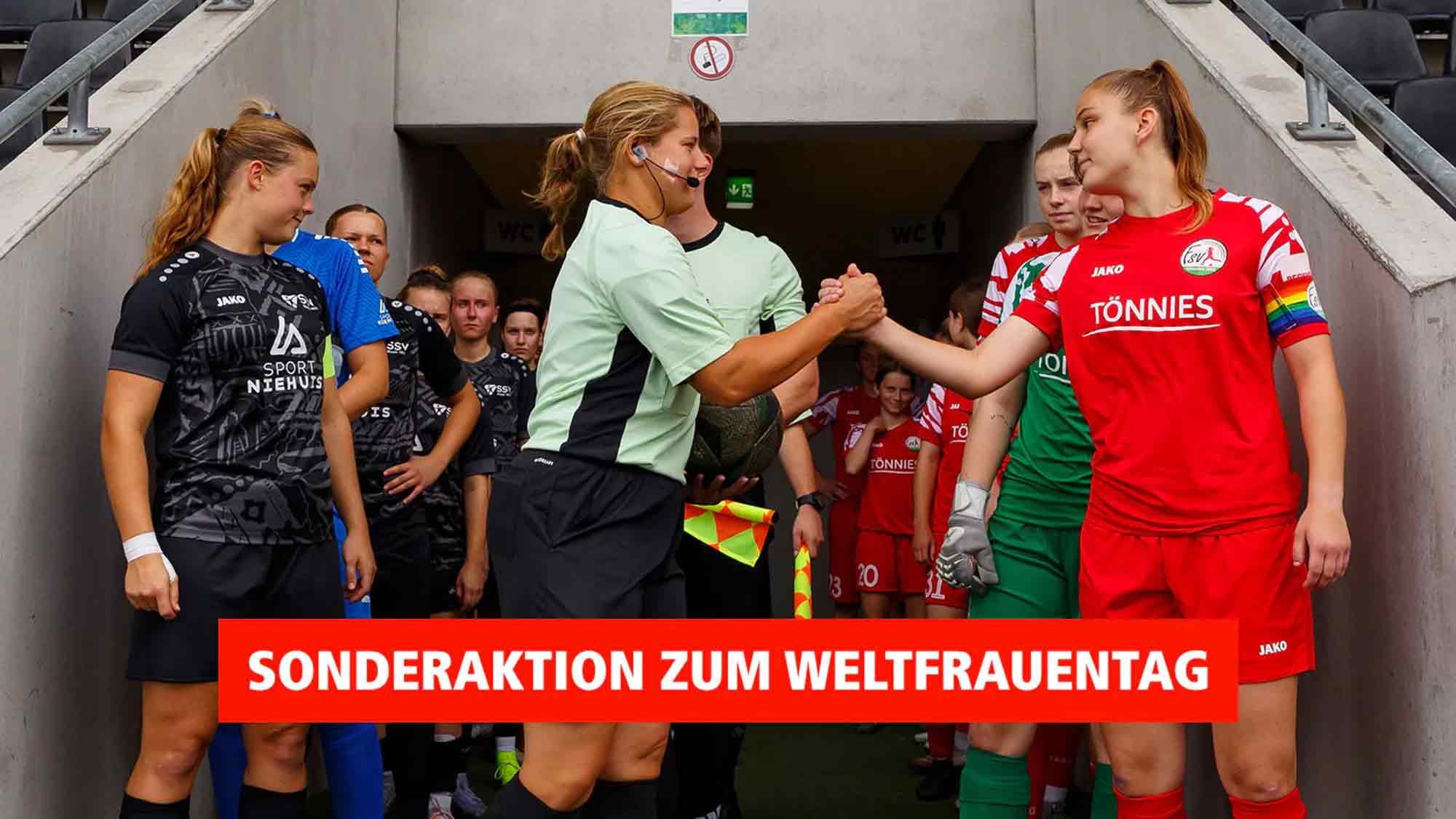 Freier Eintritt für Frauen und Mädchen am Weltfrauentag: FSV Gütersloh empfängt Tabellenführer 1. FC Köln