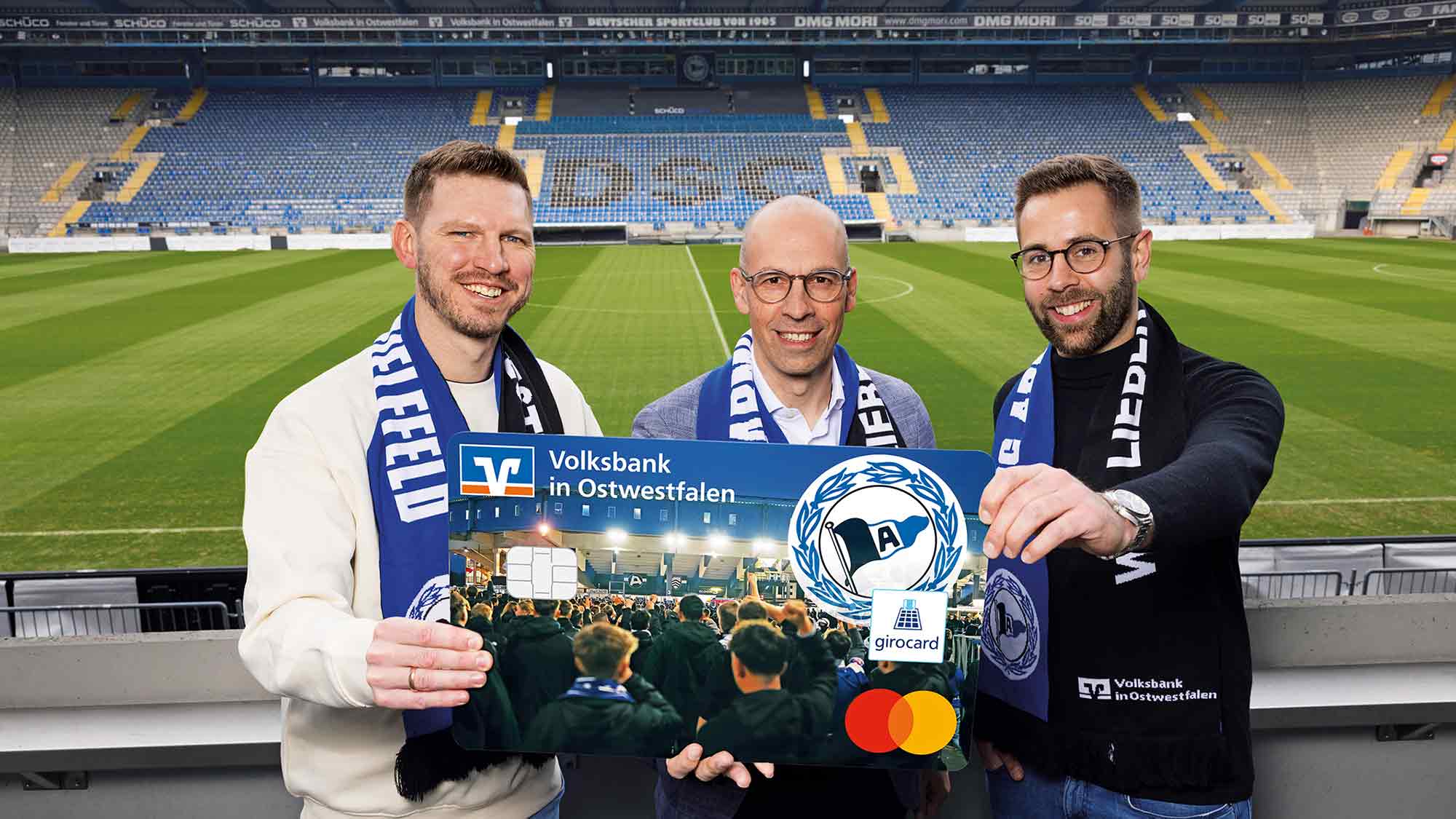 Anzeige: Neue &raquo;ArminiaCard&laquo;: Volksbank in Ostwestfalen und Arminia Bielefeld starten gemeinsame Offensive für Fans