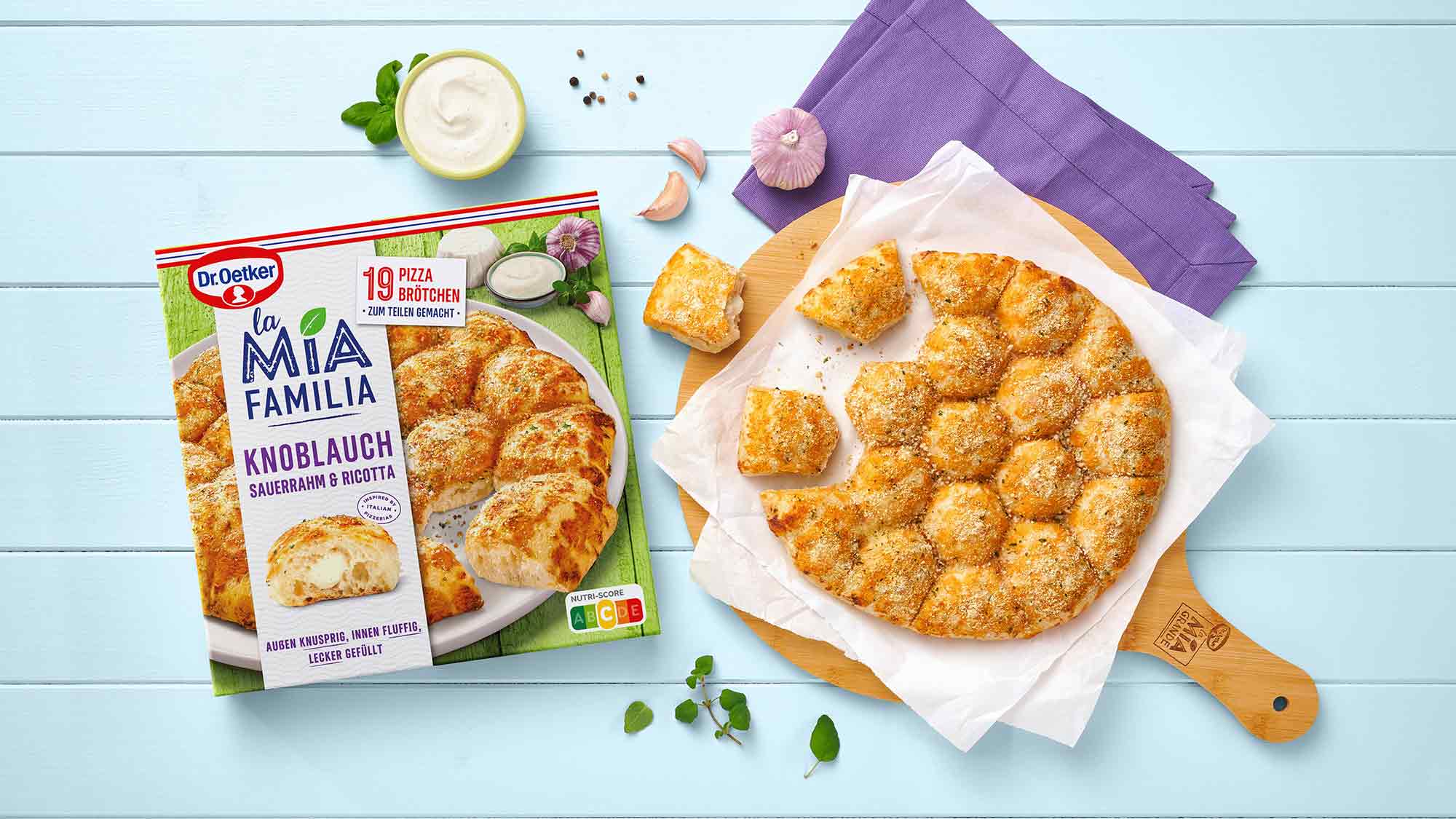 Dr. Oetker: &raquo;Knoblauchliebe&laquo; – für dich, für mich, für alle