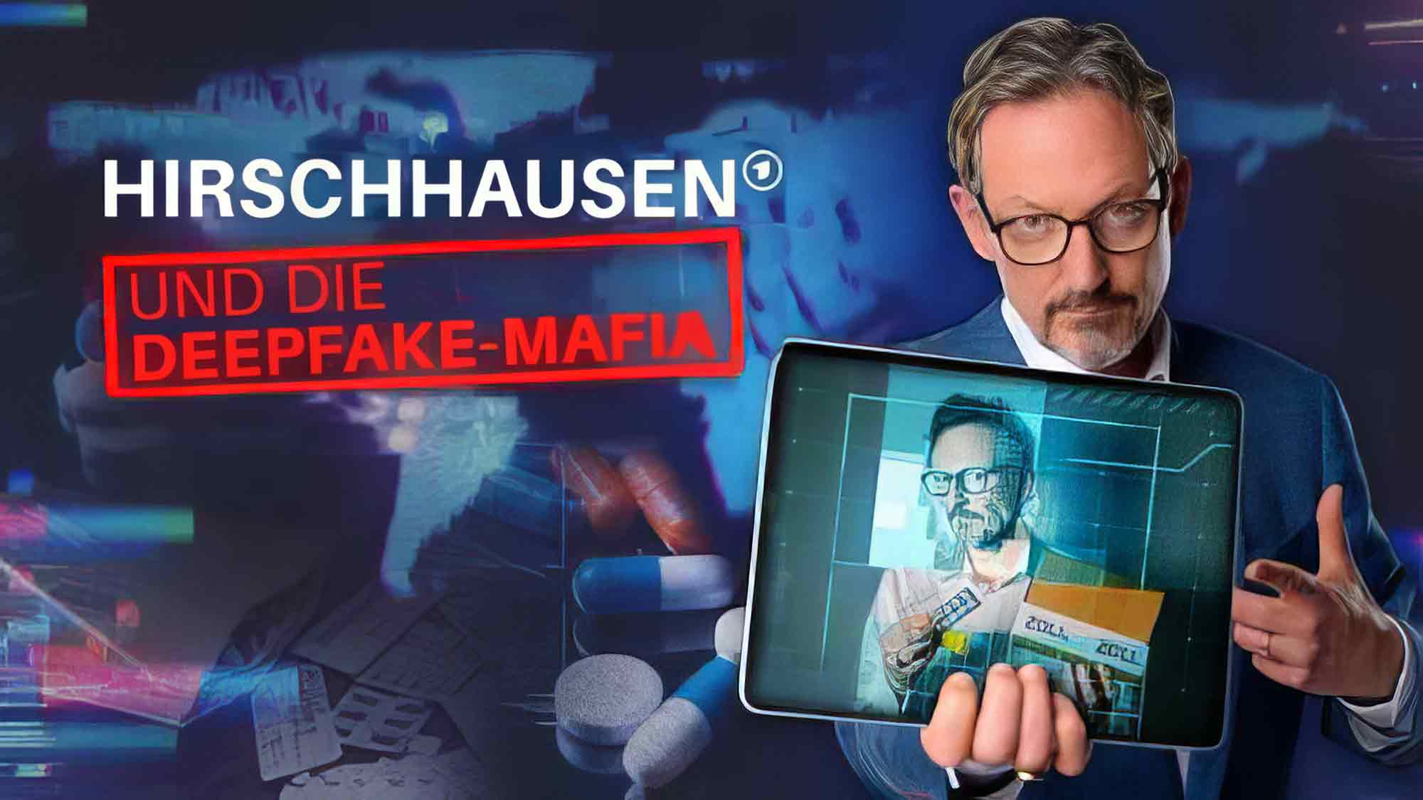 &raquo;Hirschhausen und die Deepfake Mafia&laquo;, Montag, 4. Mai 2026, 20.15 Uhr, im Ersten und ab dem 1. Mai 2026 in der ARD Mediathek