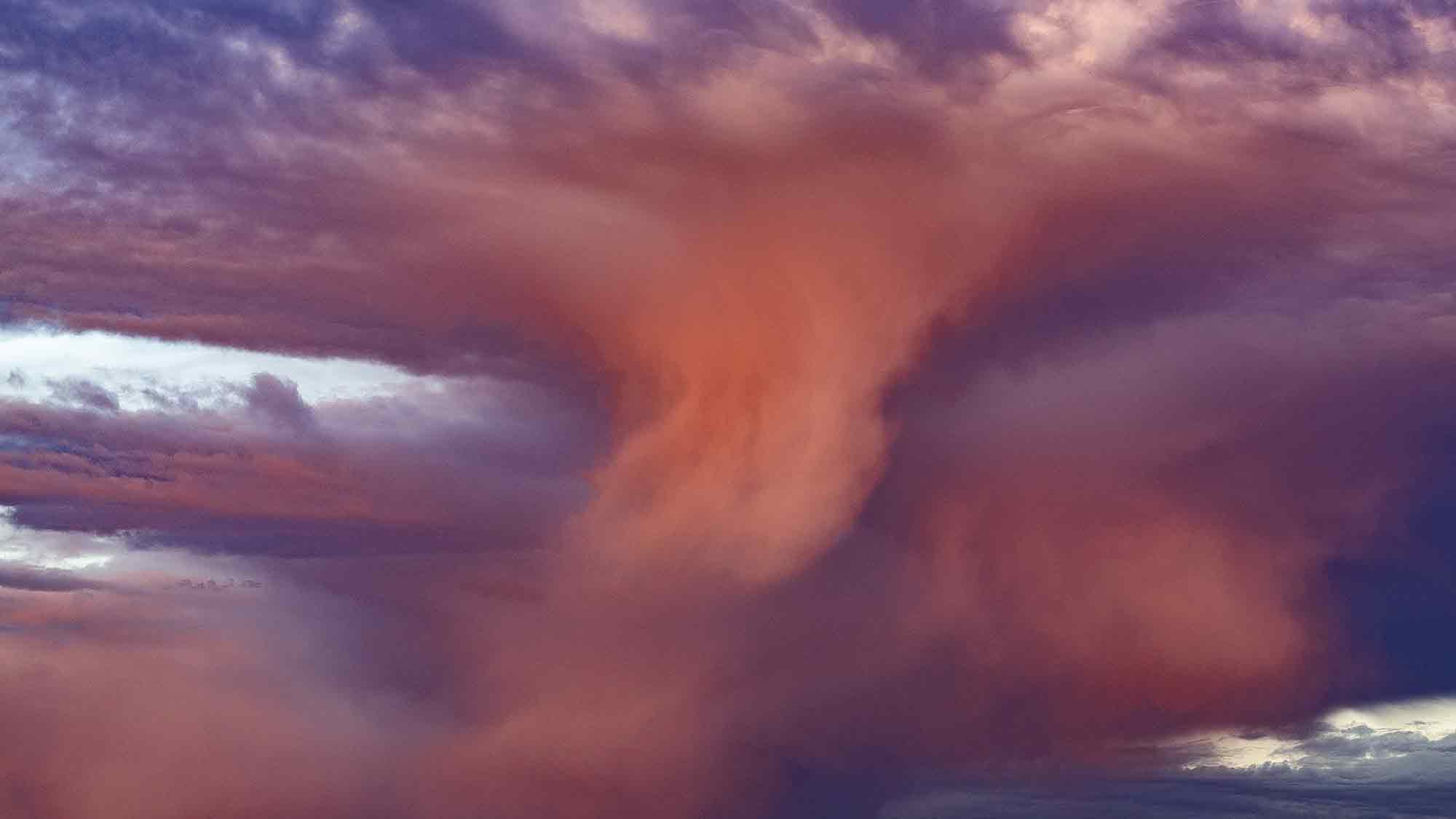 NOW Commons: Abendhimmel über Gütersloh