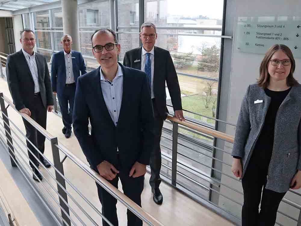 Kreis Gütersloh: Antrittsbesuch im Kreishaus, neue Geschäftsführung der Agentur für Arbeit