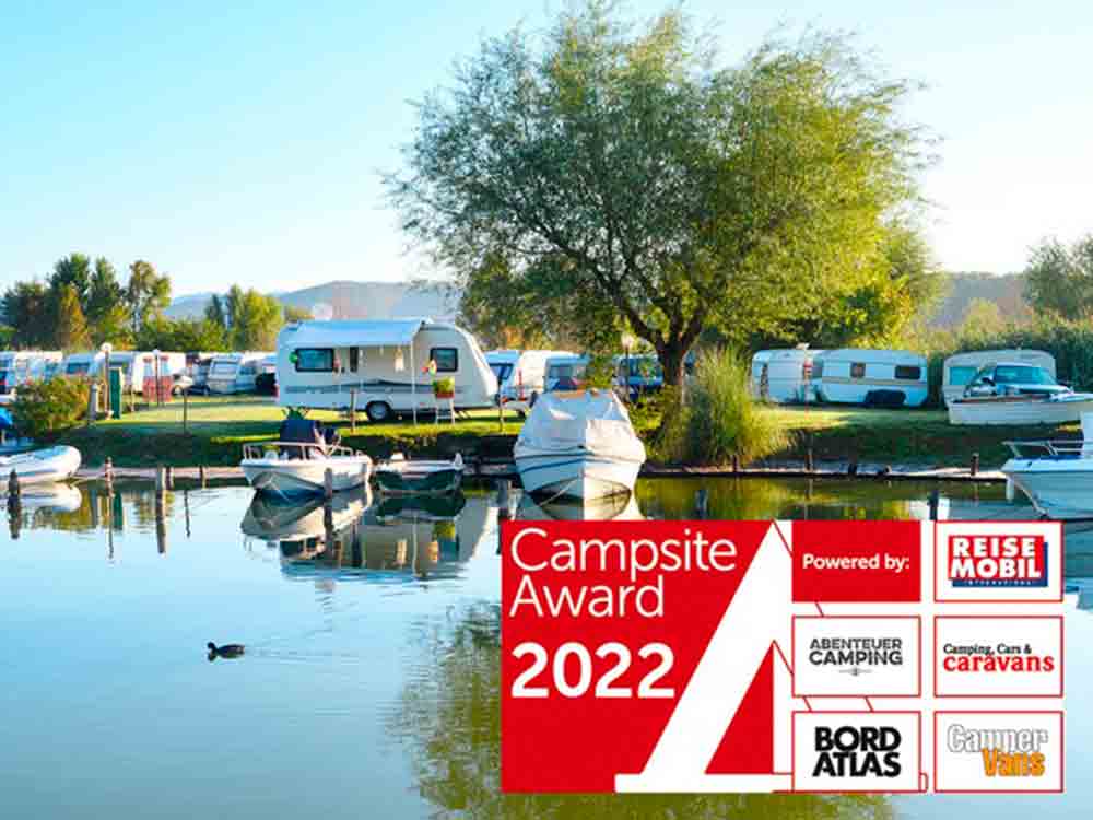 Campsite Award 2022 – das sind die besten Campingplätze Europas