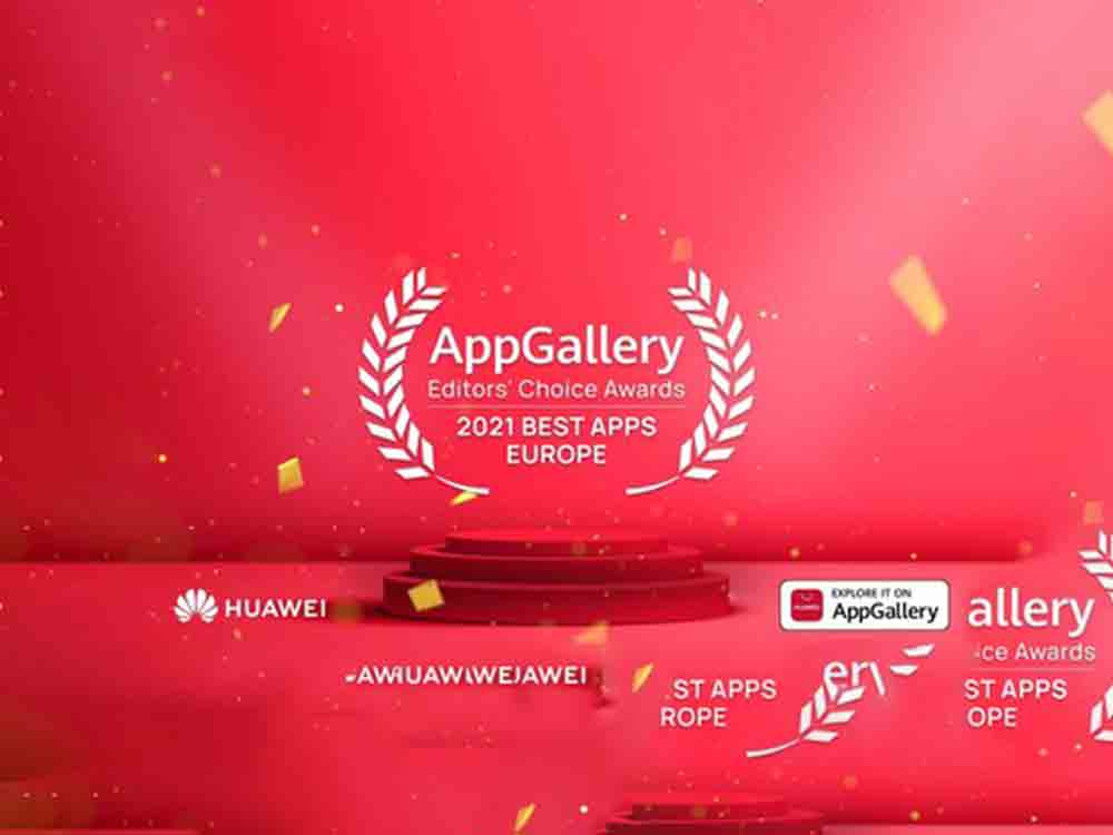 Huawei gibt die Gewinner der Appgallery Editors Choice Awards 2021 für Europa bekannt