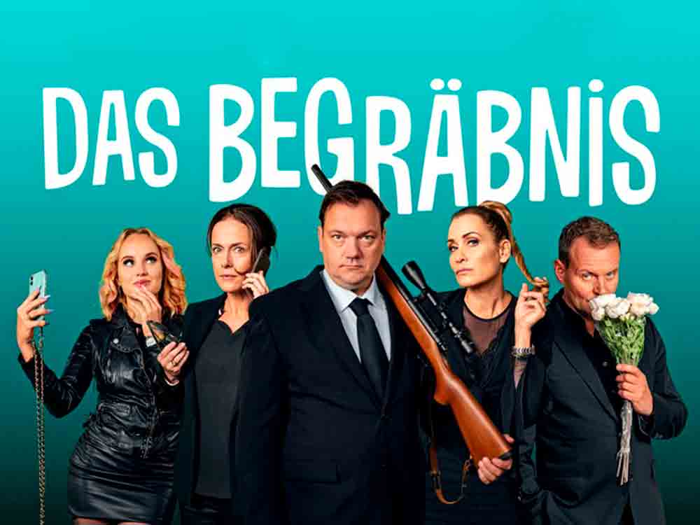 »Das Begräbnis«, die neue Impro-Komödie von Jan Georg Schütte mit herausragenden Darstellerm ab 25. Januar 2022 in der ARD Mediathek und im Ersten