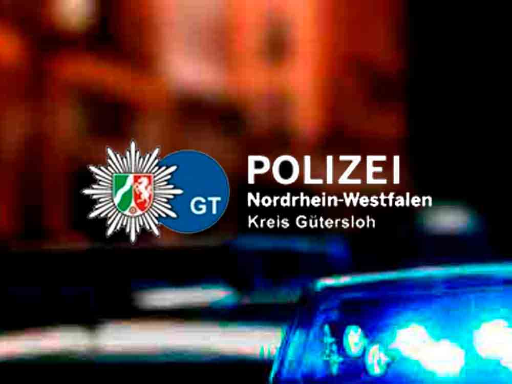 Polizei Gütersloh, schwerer Verkehrsunfall auf der Langenberger Straße