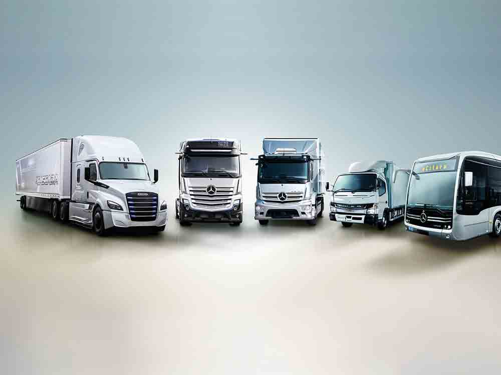 Daimler Truck steigert 2021 Absatz, Umsatz und Ergebnis deutlich, bleibt bei finanziellen Ambitionen weiter auf Kurs Daimler Truck steigert 2021 Absatz, Umsatz und Ergebnis deutlich, bleibt bei finanziellen Ambitionen weiter auf Kurs