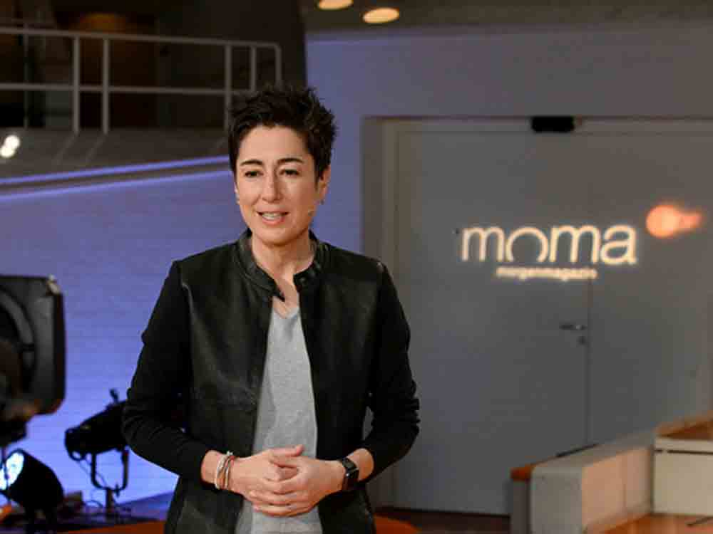 ZDF Moma vor Ort am Berliner Hauptbahnhof, Bundespräsident und Berlins Regierende Bürgermeisterin im ZDF Morgenmagazin ZDF Moma vor Ort am Berliner Hauptbahnhof, Bundespräsident und Berlins Regierende Bürgermeisterin im ZDF Morgenmagazin