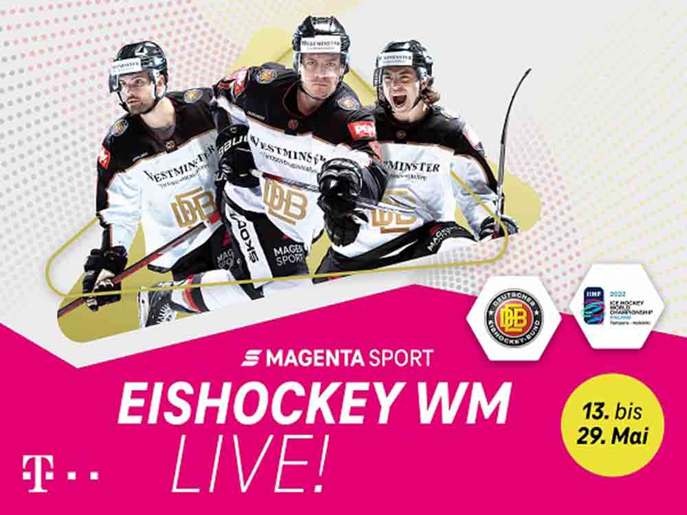 Eishockey WM, Telekom zeigt alle deutschen Spiele und die K. O. Phase bei Magenta TV und Magenta Sport