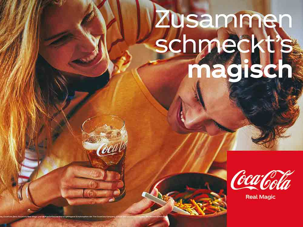 Coca Cola bringt Magie auf den Tisch und zelebriert magische Genussmomente