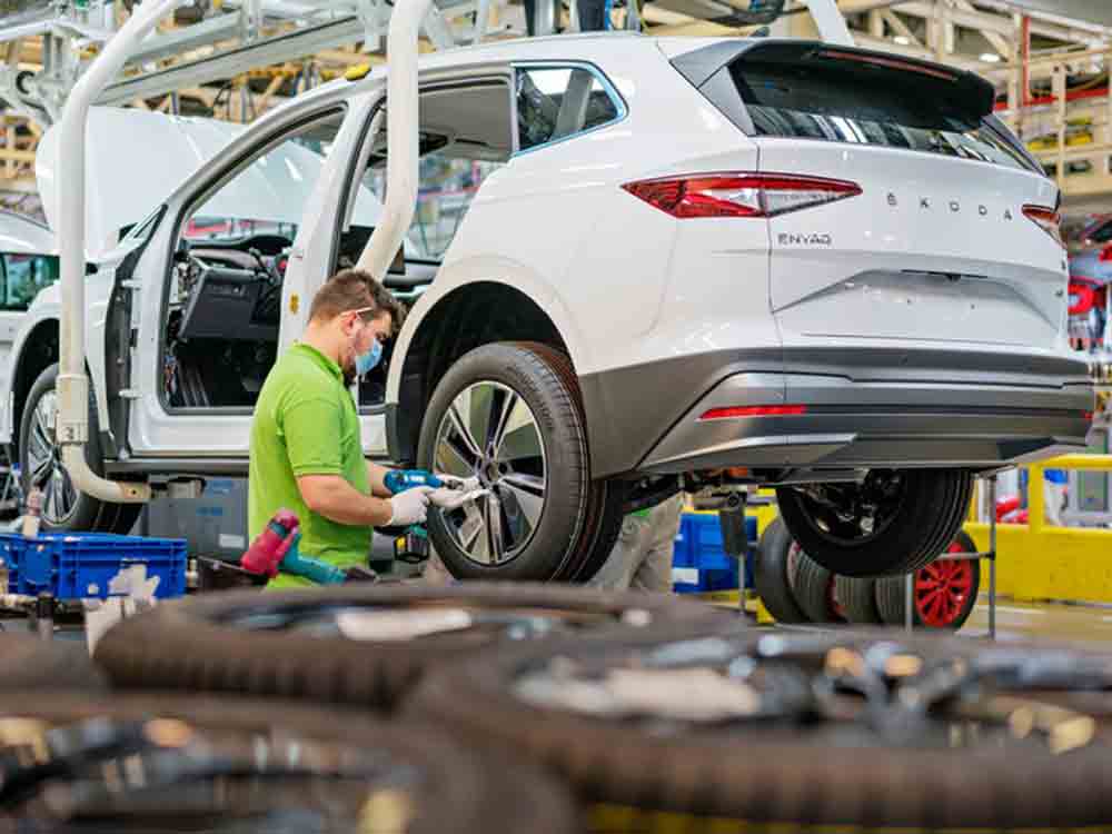 Škoda Auto nimmt Produktion des Škoda Enyaq iV wieder auf