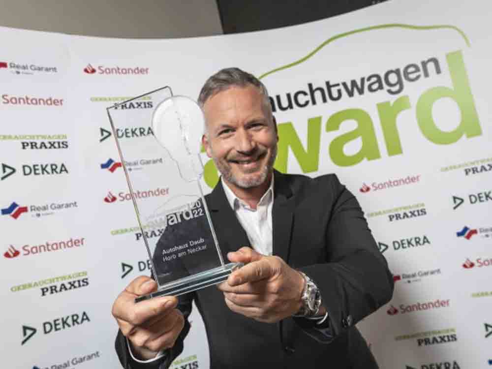Autohaus Daub ist bester Gebrauchtwagenhändler. Fachmedium »Gebrauchtwagen Praxis« vergibt »Gebrauchtwagen Award 2022« Autohaus Daub ist bester Gebrauchtwagenhändler. Fachmedium »Gebrauchtwagen Praxis« vergibt »Gebrauchtwagen Award 2022«