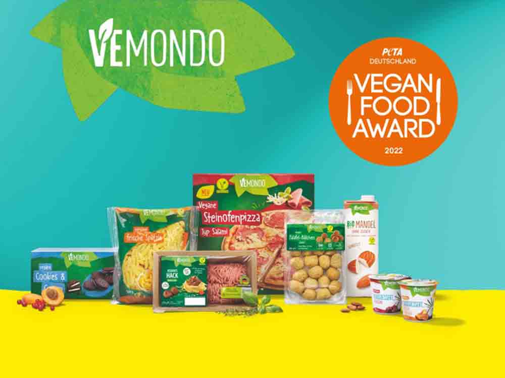 Lidl Eigenmarke »Vemondo« gewinnt Vegan Food Award von Peta