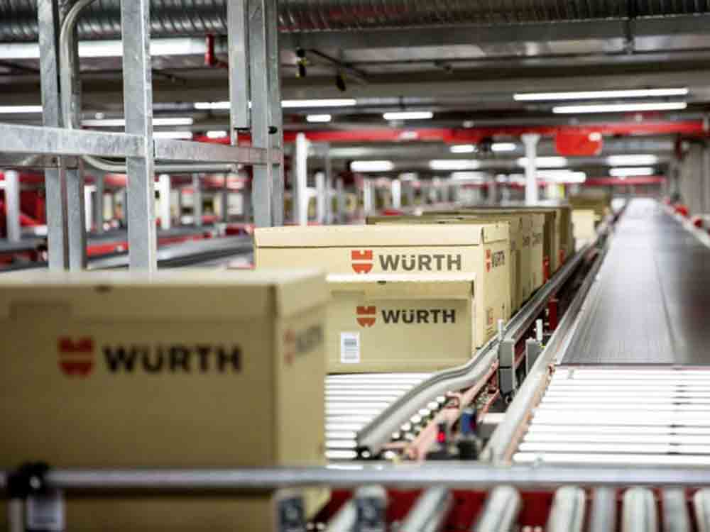 Würth Gruppe weiterhin auf Wachstumskurs, Umsatz steigt um 18,4 Prozent auf 9,9 Milliarden Euro im ersten Halbjahr 2022