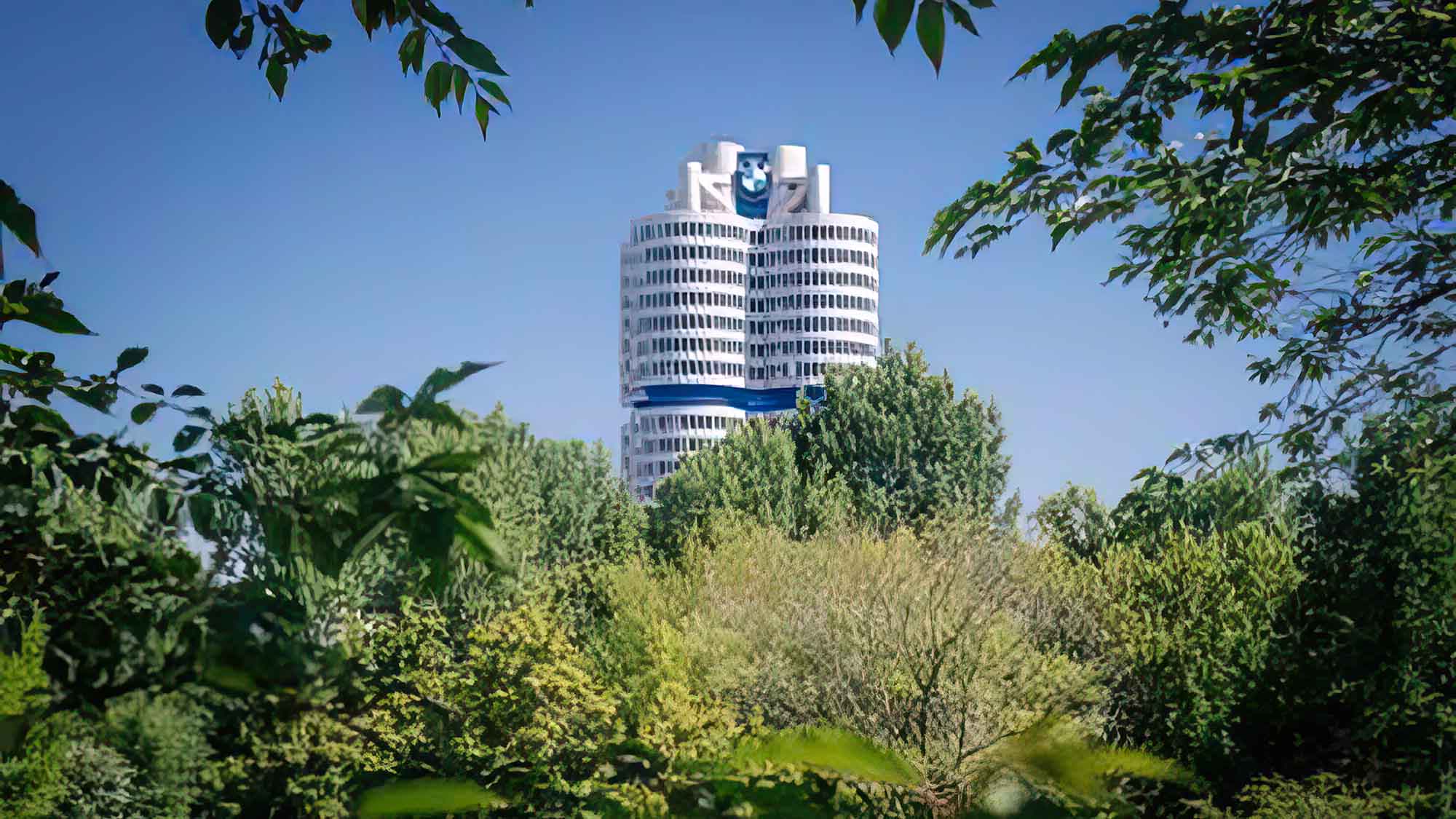50 Jahre BMW Hochhaus, Performance mit Bandaloop