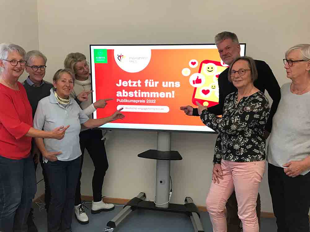 Deutscher Engagementpreis, für das Kloster Wiedenbrück geht es jetzt geht es in den Endspurt, jetzt abstimmen