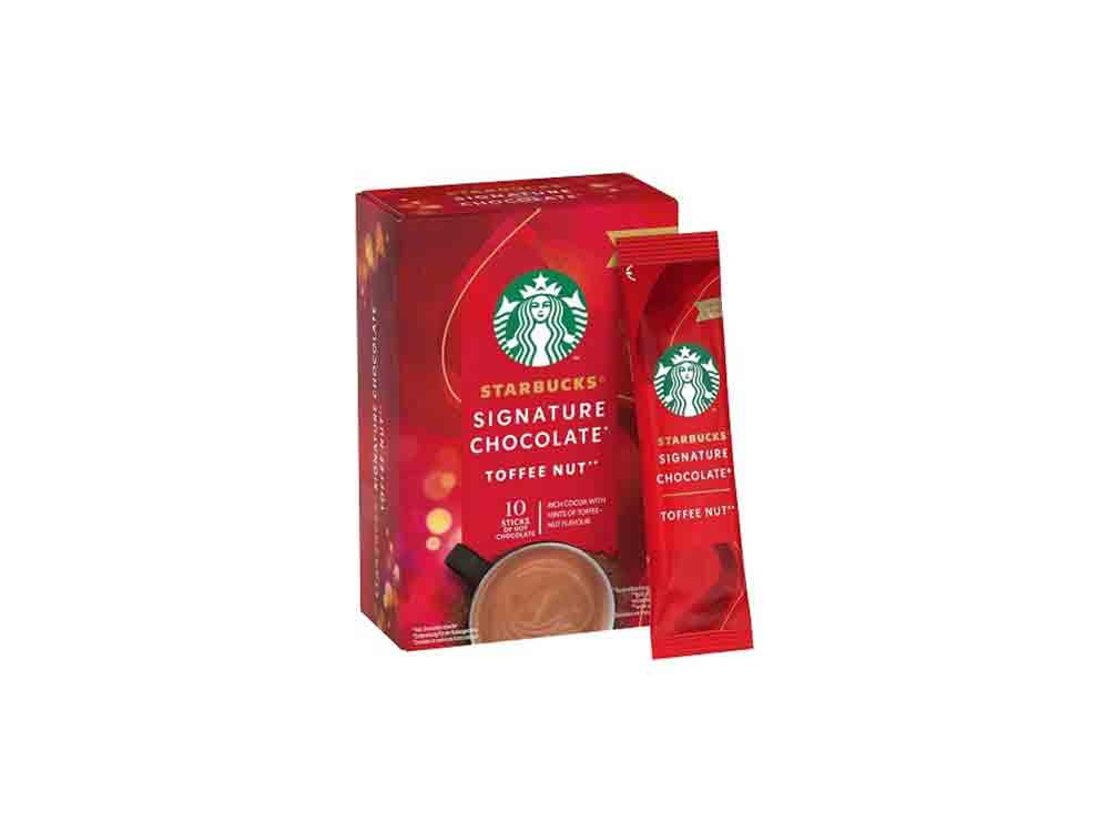 Nestlé Deutschland AG, schokoladige Auszeit mit Starbucks: Neue Kakaovariante mit Toffee Nut Geschmack Nestlé Deutschland AG, schokoladige Auszeit mit Starbucks: Neue Kakaovariante mit Toffee Nut Geschmack
