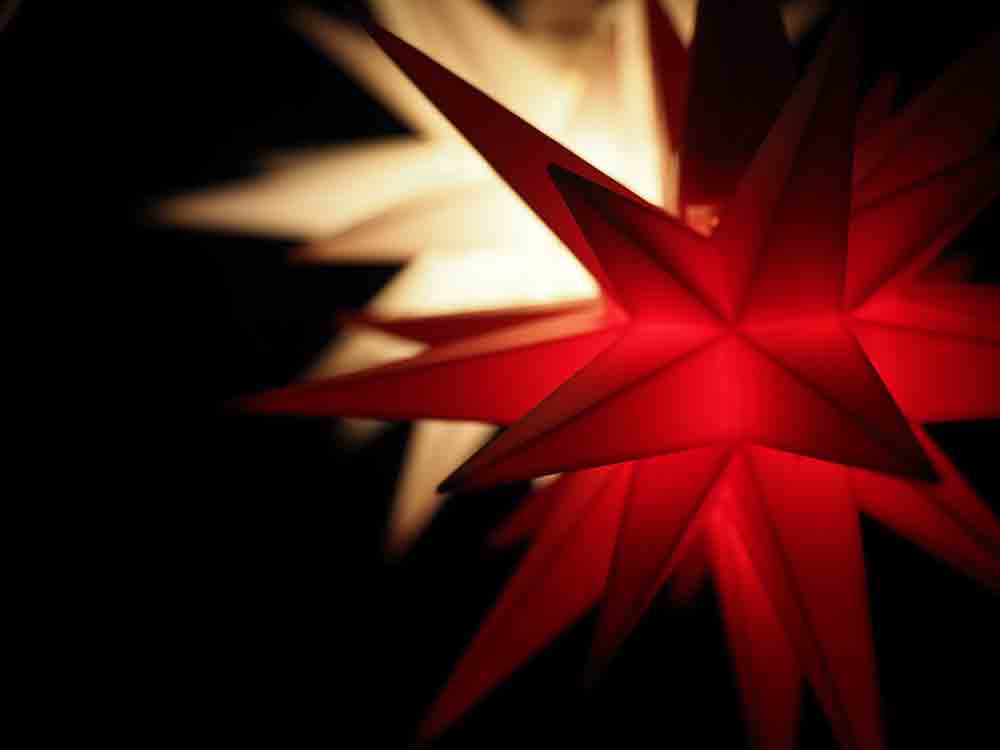 Angesagt in Gütersloh, Herrnhuter Sterne, Advent und Weihnachten unterm guten Stern, online shoppen