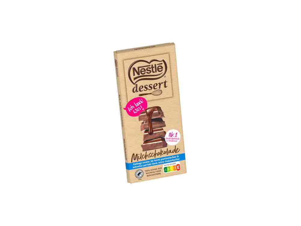 Nestlé Deutschland AG, neues Sortiment Nestlé Dessert, 3 neue Backschokoladen für süße Kreationen Nestlé Deutschland AG, neues Sortiment Nestlé Dessert, 3 neue Backschokoladen für süße Kreationen
