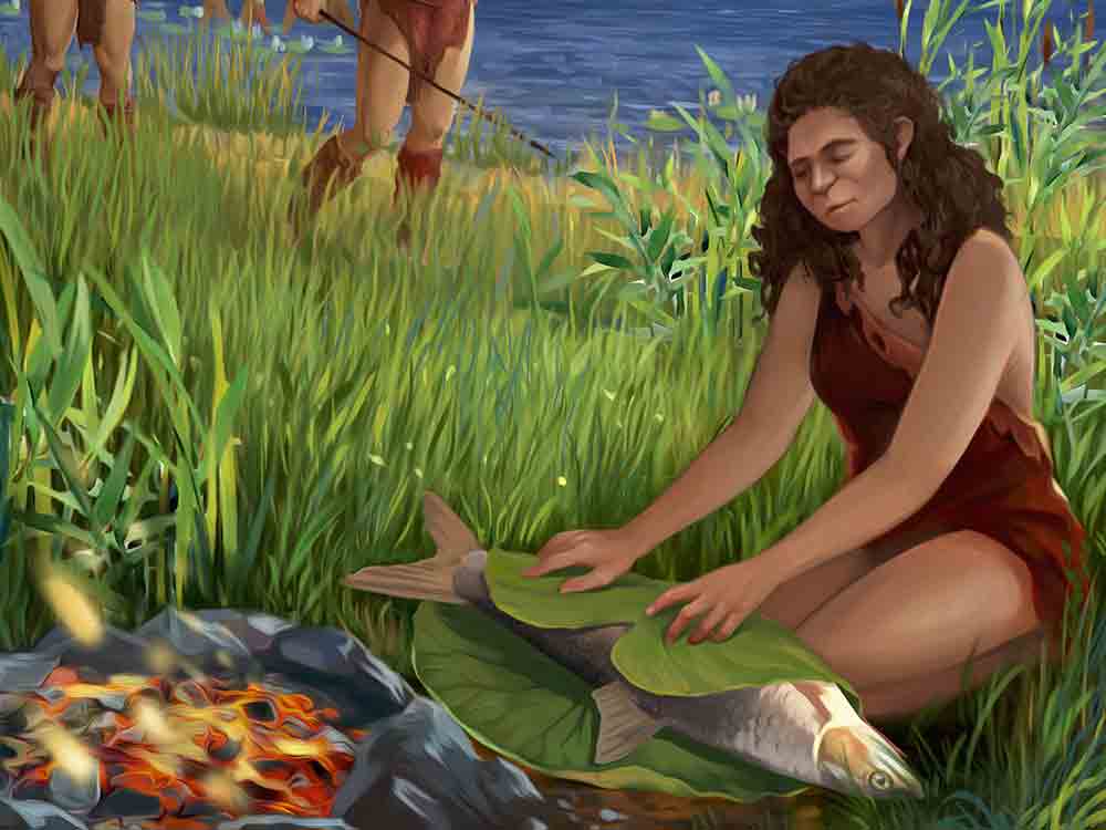 Hominiden in der frühen Altsteinzeit haben bereits vor 780.000 Jahren Fisch gekocht