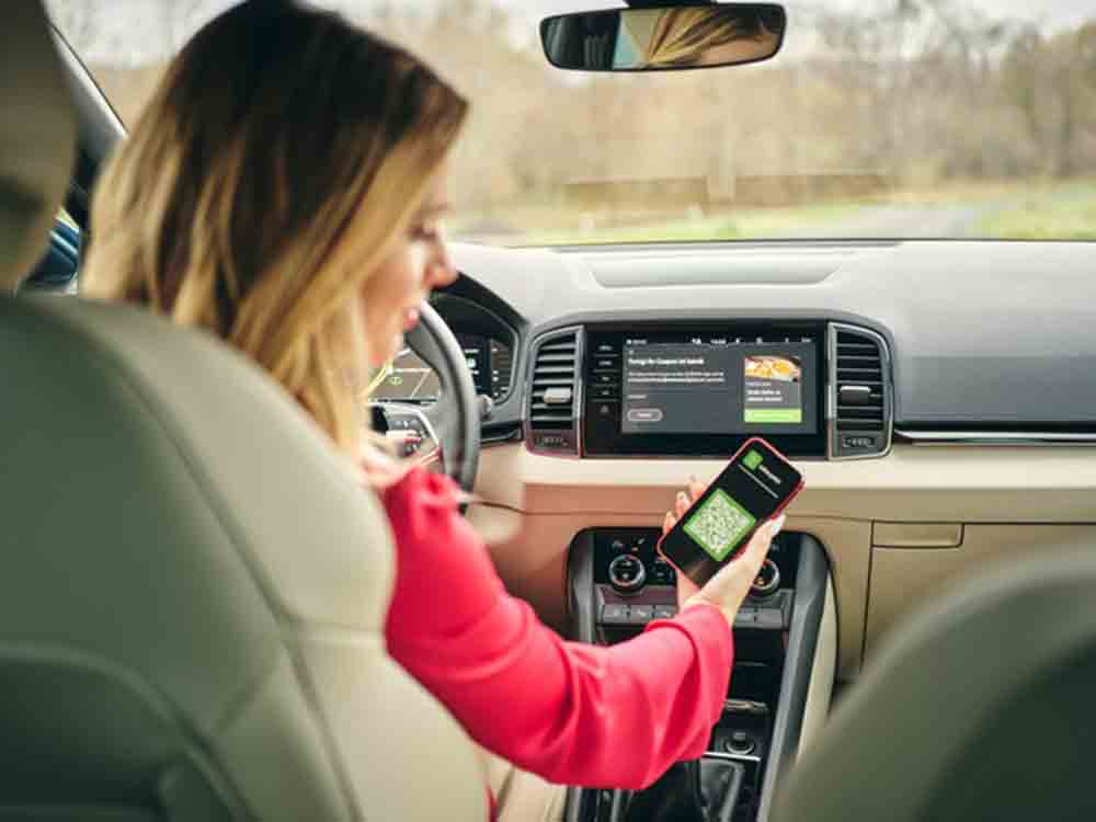 Škoda erweitert seine Konnektivitätsdienste um standortbasierte Angebote