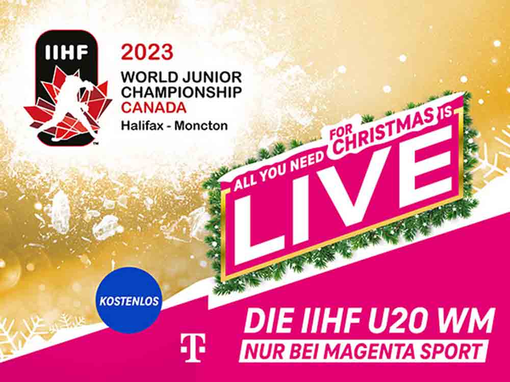 U 20 WM Eishockey exklusiv, live und kostenlos bei Magenta Sport