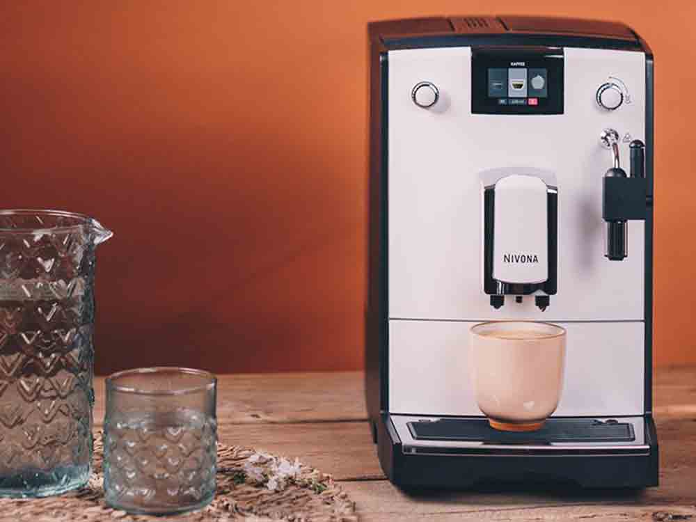 Kaffeevollautomaten für Gütersloh, Nivona NICR 560 weiß chrom, 2 Tassen zeitgleich, online bestellen