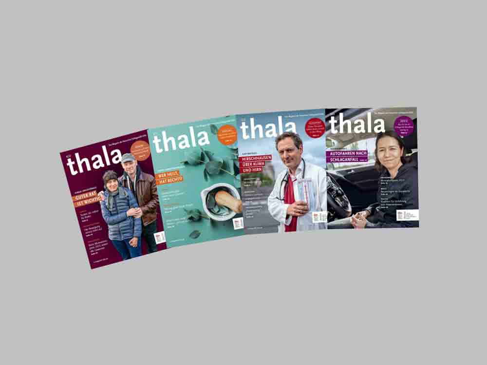 4 Ausgaben des Gesundheitsmagazins »Thala« 2022