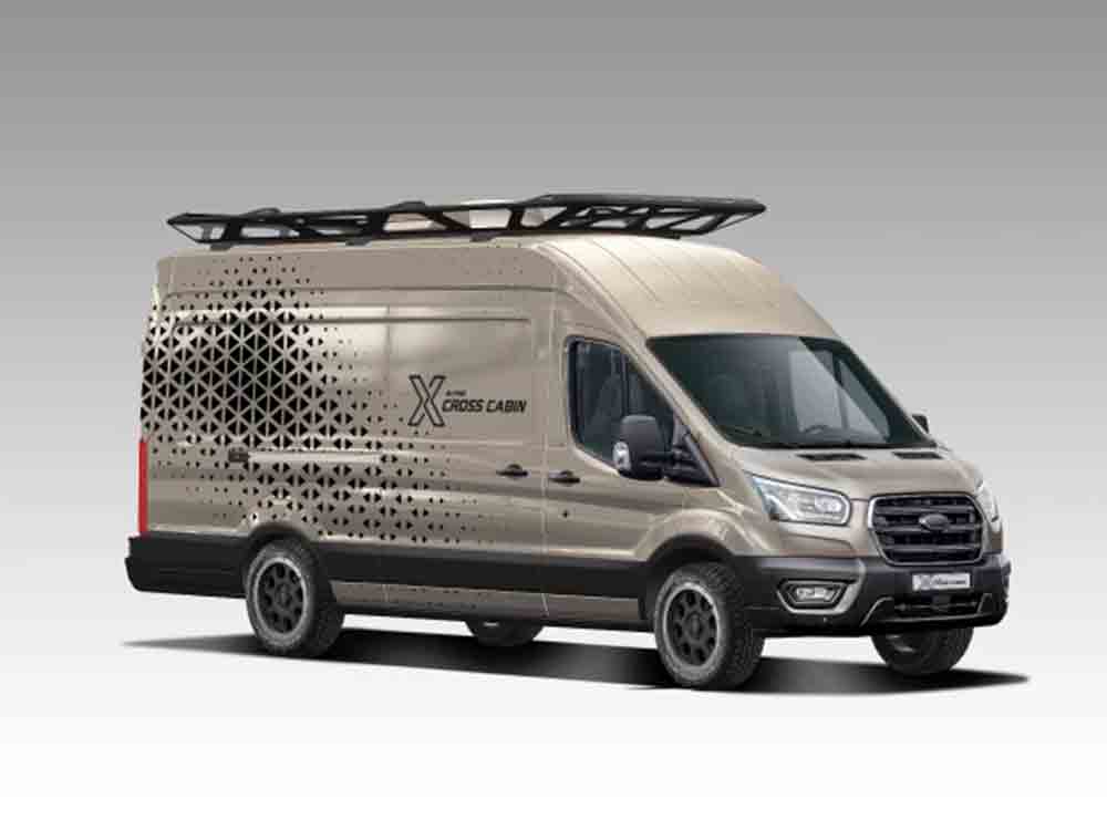 Cross Cabin Concept Van von Alpine, innovatives Innenraumkonzept für professionelles Arbeiten und spannende Reisen Cross Cabin Concept Van von Alpine, innovatives Innenraumkonzept für professionelles Arbeiten und spannende Reisen
