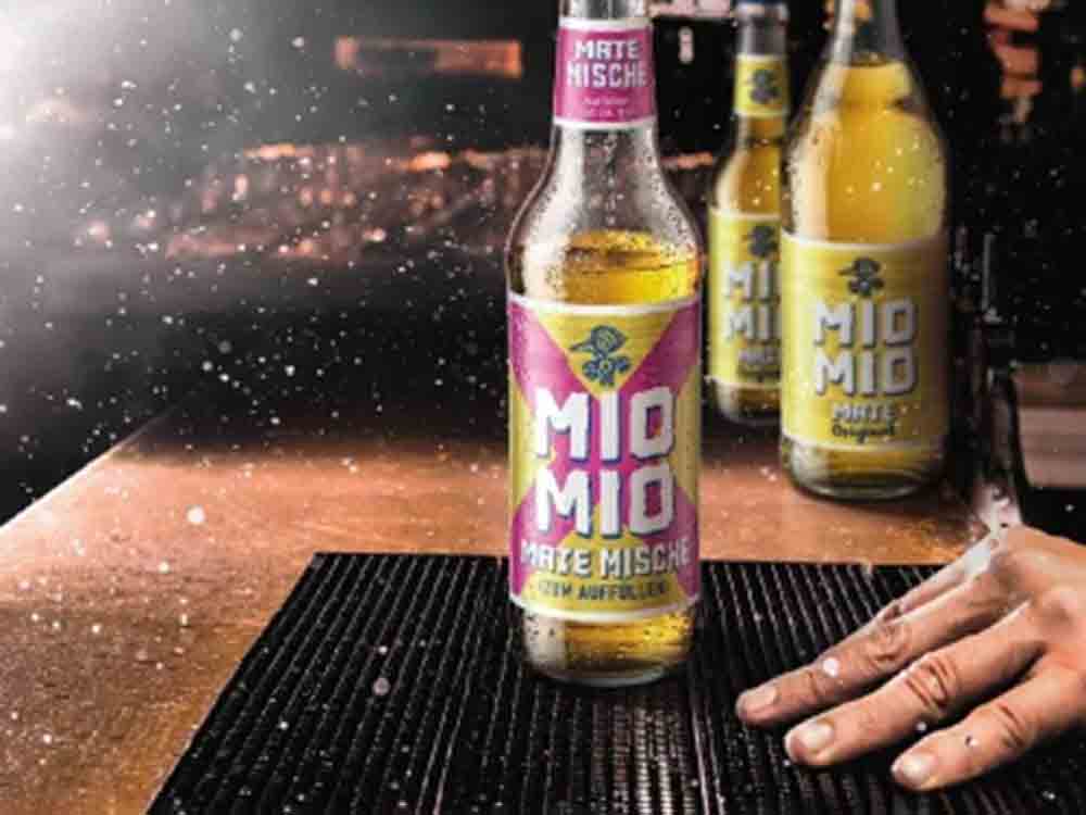 Mio Mio Mate Mische zur Neuheit des Jahres gewählt, Auszeichnung für Produktinnovation von Berentzen Mio Mio Mate Mische zur Neuheit des Jahres gewählt, Auszeichnung für Produktinnovation von Berentzen