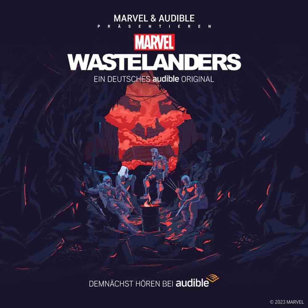 Marvel Entertainment und Audible.de präsentieren Marvel’s Wastelanders, eine deutsche Audible Original Podcast Serie mit Tom Wlaschiha und Devid Striesow Marvel Entertainment und Audible.de präsentieren Marvel’s Wastelanders, eine deutsche Audible Original Podcast Serie mit Tom Wlaschiha und Devid Striesow