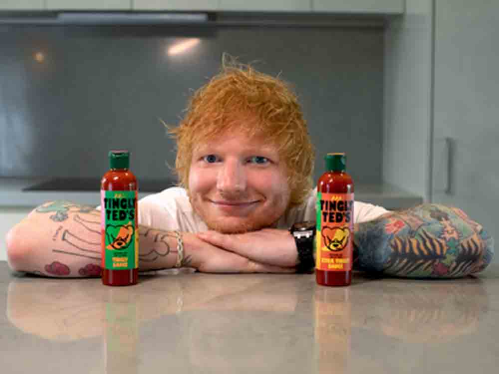Kraft Heinz and Ed Sheeran Ready to Tingle With Launch of New Bland-Busting Hot Sauce, Tingly Ted’s