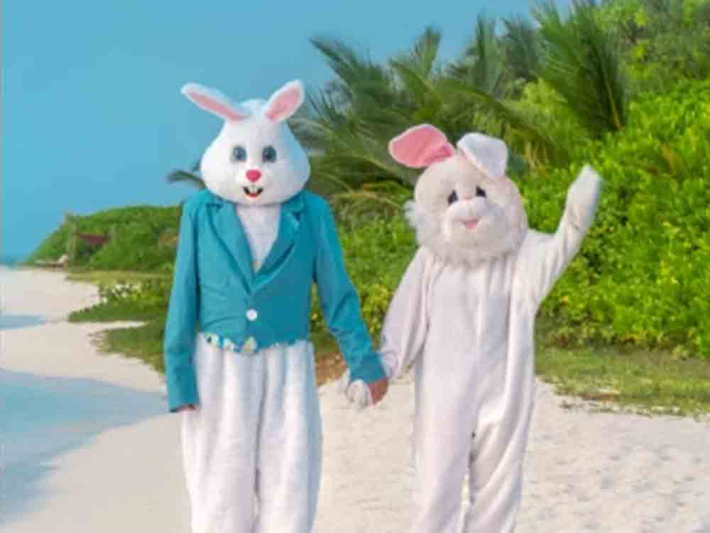 The Easter Bunny and Chef Thomas Alphonsine team up to bring delicious treats to Hideaway Beach Resort and Spa and its Signature Collection this Easter Holiday