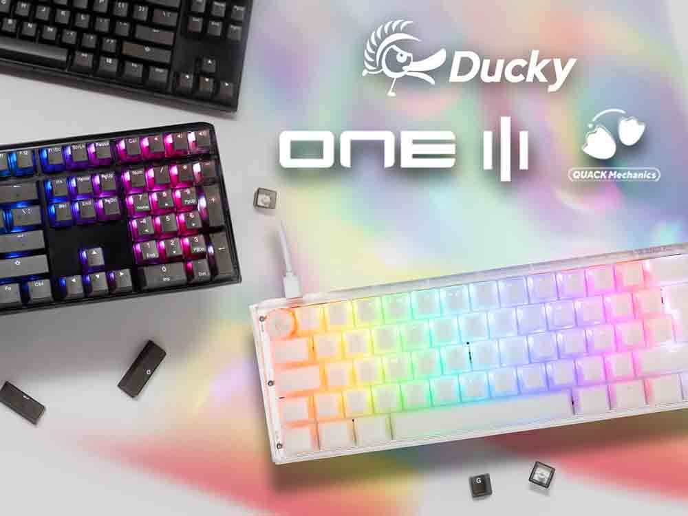 Ducky One III Aura, farbenfroher Durchblick, jetzt neu bei Caseking