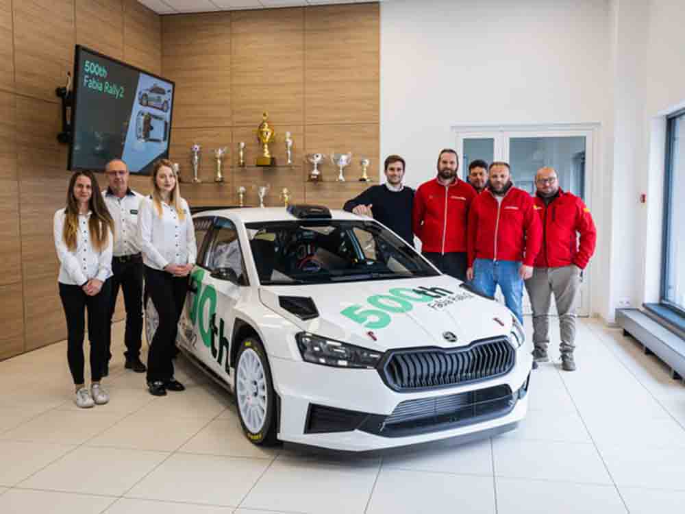 Bestseller aus Mladá Boleslav: Škoda Motorsport liefert 500. Škoda Fabia in Rally 2 Spezifikation aus