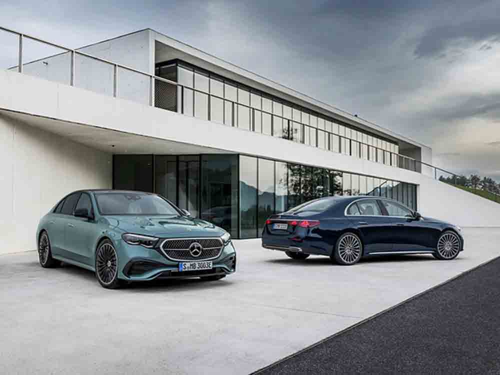 Die neue E Klasse von Mercedes Benz, großzügig dimensionierter Innenraum