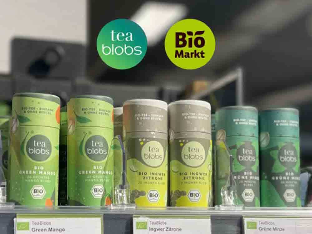 Start up Tea Blobs bringt Tee Revolution in 136 Denns Bio Märkte