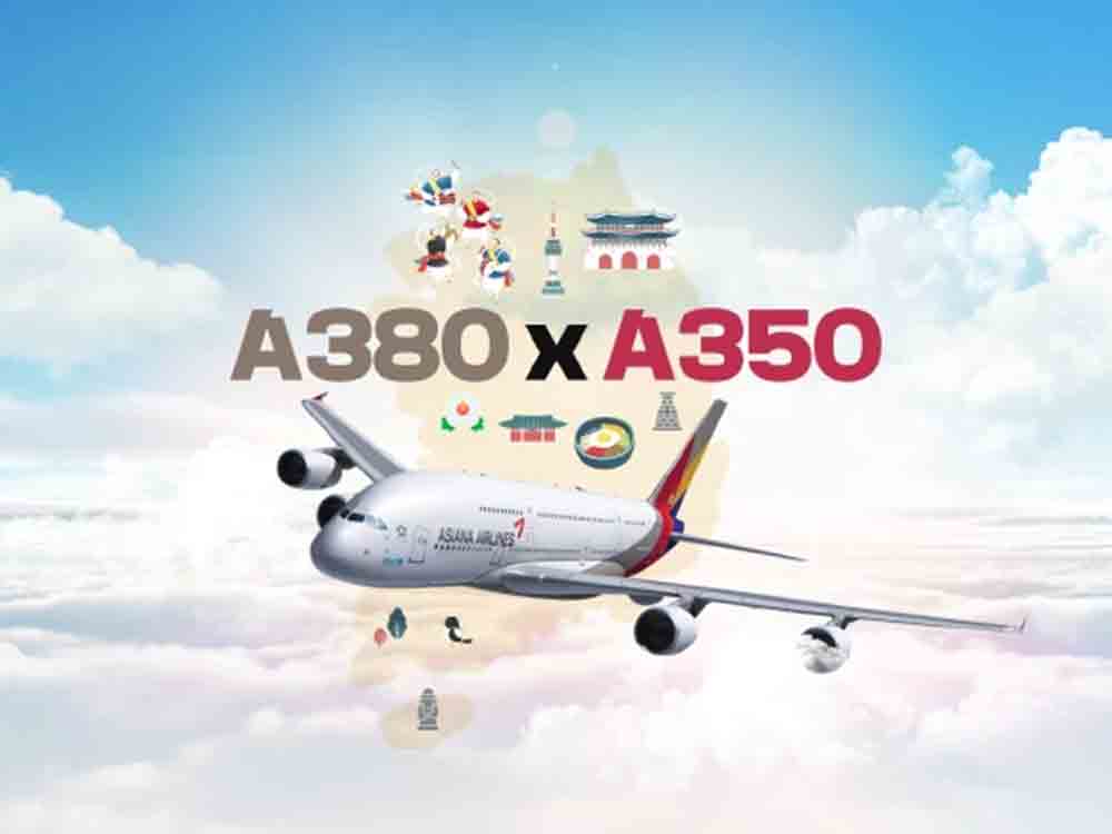 Asiana Airlines bereitet Airbus A 380 vor für Frankfurt