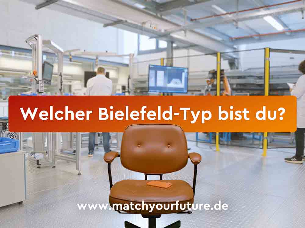 Das Ziel ist ein Date mit Bielefeld, Kampagne »match your future« wirbt im Tinder Stil überregional um Fachkräfte Das Ziel ist ein Date mit Bielefeld, Kampagne »match your future« wirbt im Tinder Stil überregional um Fachkräfte
