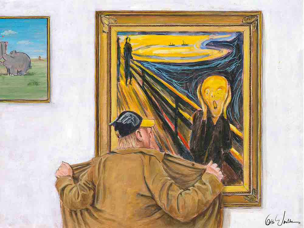Ottifanten erobern das Kunsthaus Rietberg, ab 25. Mai 2023 neue Ausstellung mit Werken von Otto Waalkes Ottifanten erobern das Kunsthaus Rietberg, ab 25. Mai 2023 neue Ausstellung mit Werken von Otto Waalkes