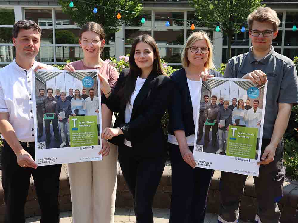 Stadtwerke Gütersloh, Tag der offenen Ausbildung: Stadt, Klinikum und Stadtwerke informieren über mehr als 30 Ausbildungsgänge Stadtwerke Gütersloh, Tag der offenen Ausbildung: Stadt, Klinikum und Stadtwerke informieren über mehr als 30 Ausbildungsgänge